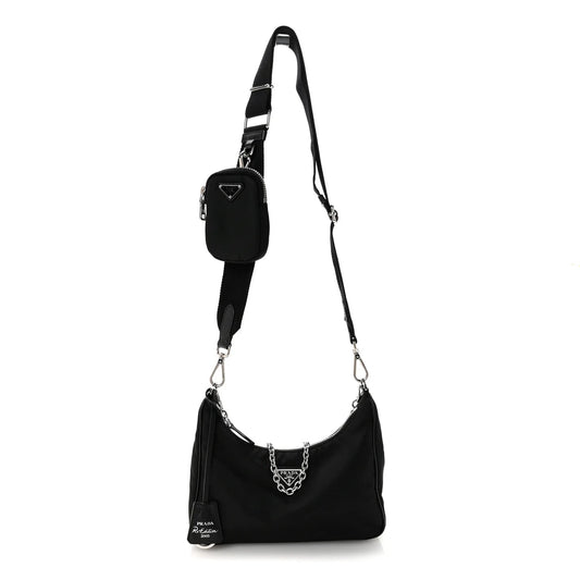 Nylon Re-Edition 2005 Shoulder Bag Black