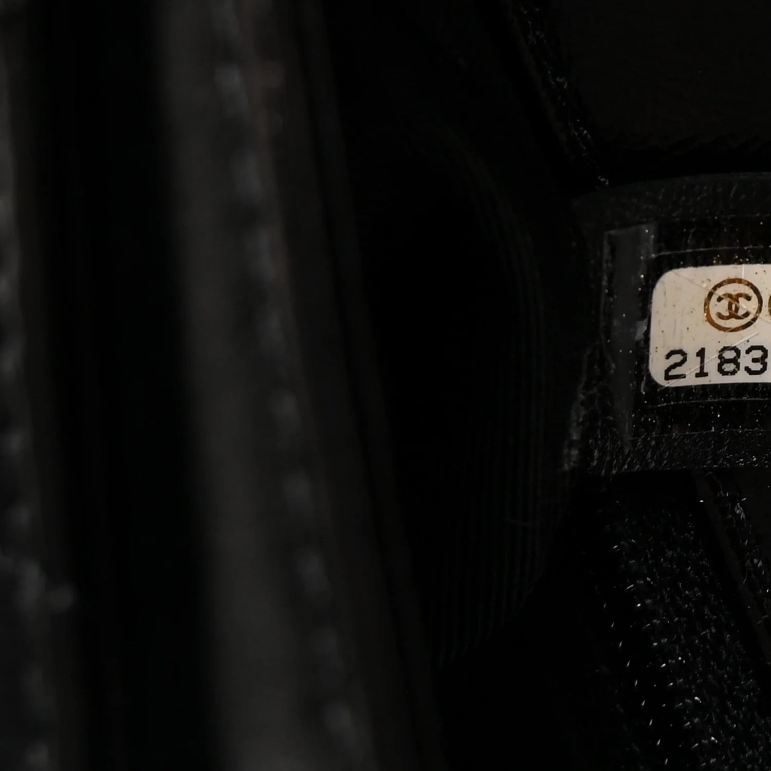 Shiny Goatskin Quilted Medium Flap Black