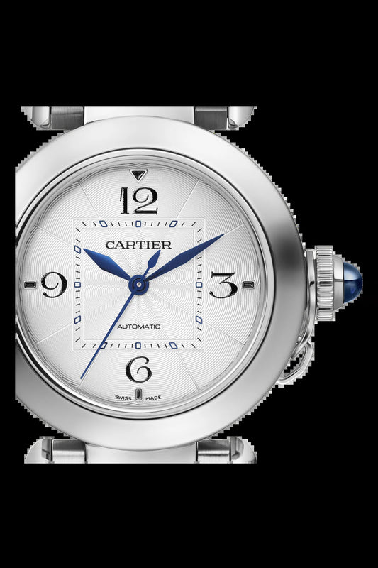 Unworn  Pasha De , Stainless Steel, 35Mm, Ref# WSPA0013, Box and Papers