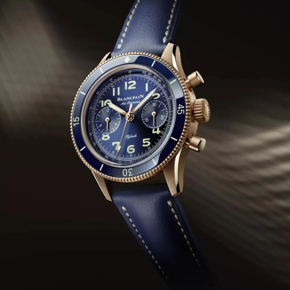 Unworn  Air Command Flyback Chronograph, 18K Rose Gold, 36.2Mm, Ref# AC03-36B40-63A, Box and Papers