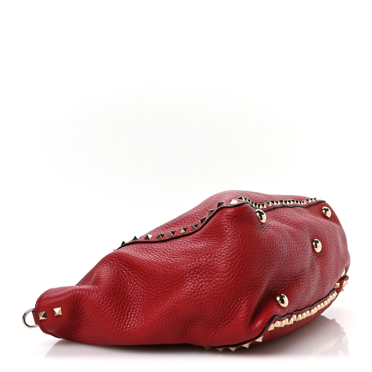 Vitello Medium Rockstud Tote Rosso Valentino