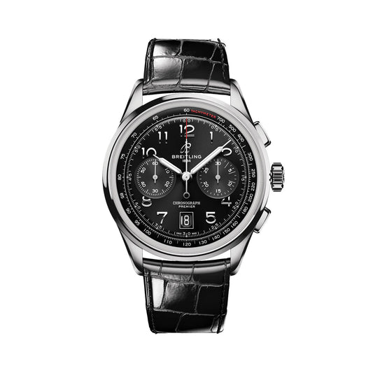 Premier B01 Chronograph Ref# AB0145221B1P1, Box and Papers
