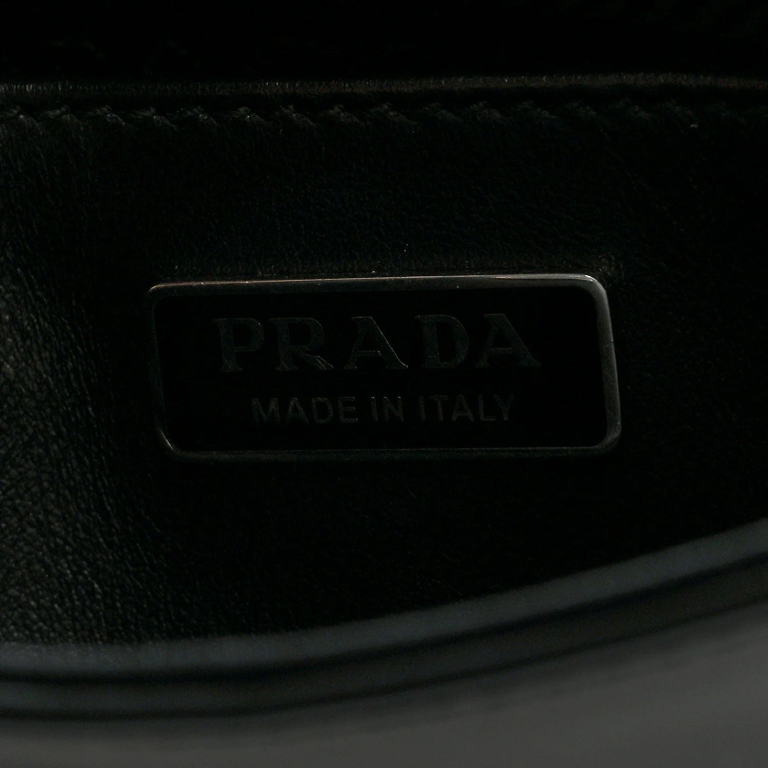 Spazzolato Cleo Shoulder Bag Black