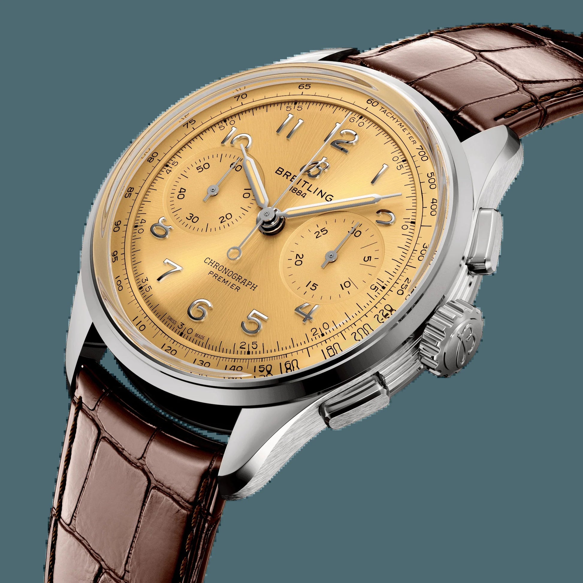 Premier B09 Chronograph 40, Stainless Steel, Ref# AB0930F51H1P1, Unworn 2024