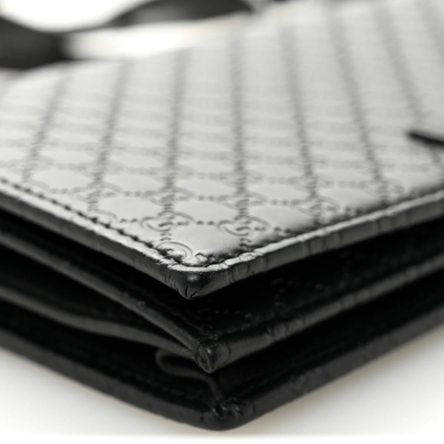 Microssima Crossbody Wallet Black