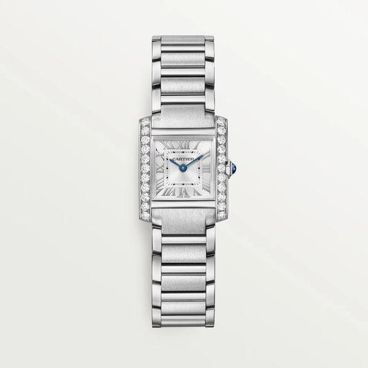 Unworn  Tank Francaise, Stainless Steel, 25.7Mm X 21.2Mm, Ref# W4TA0020, Box and Papers