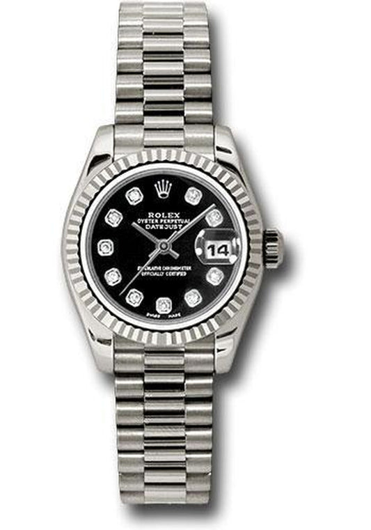 Rolex Lady Datejust 26Mm Watch 179179 Bkdp