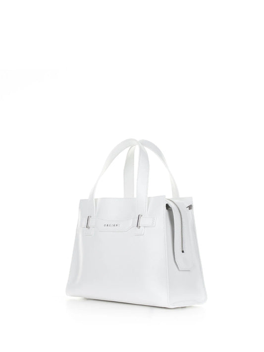 POSH MEDIUM WHITE HANDBAG with SHOULDER STRAP