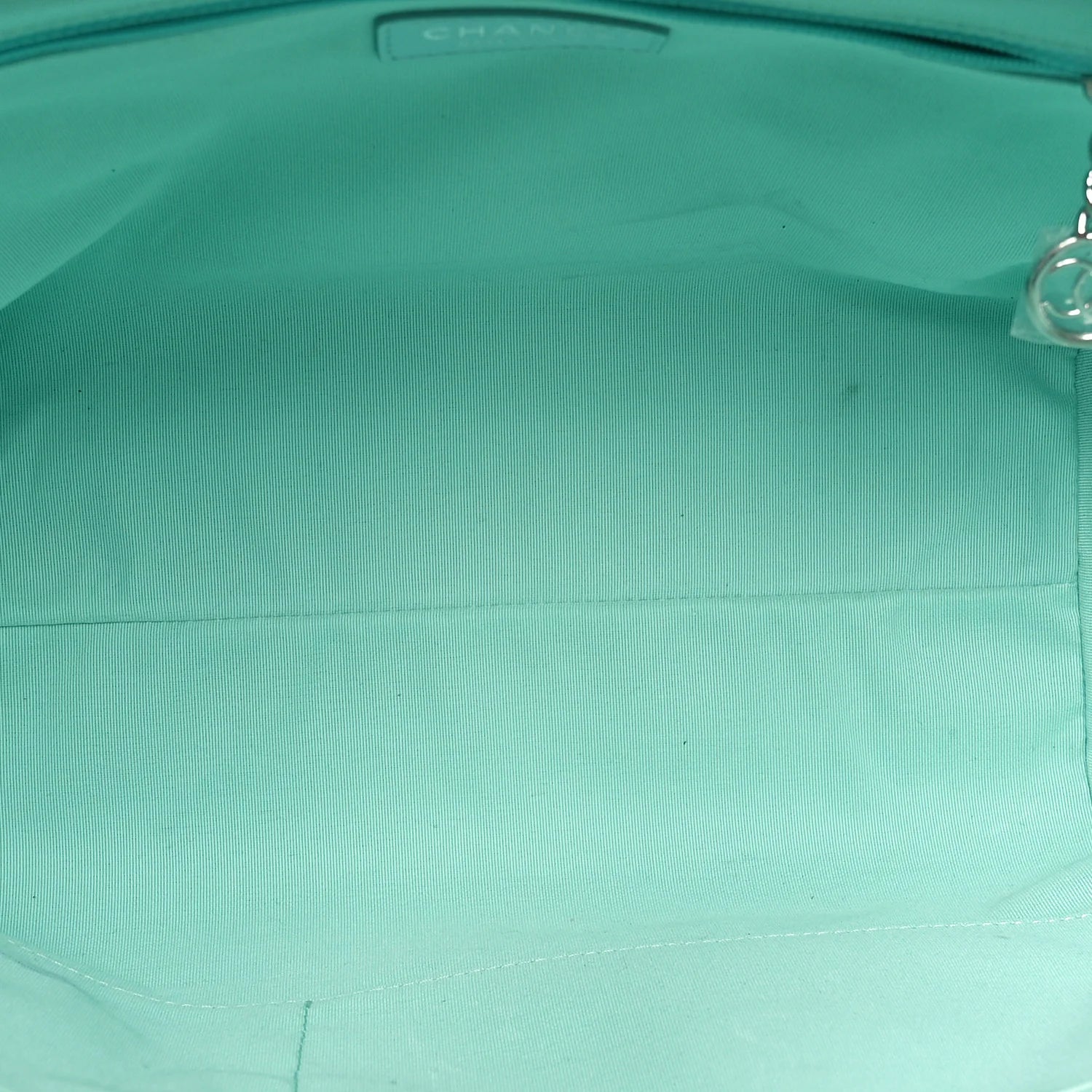 Shaded Calfskin Small Deauville Tote Light Green Turquoise Purple