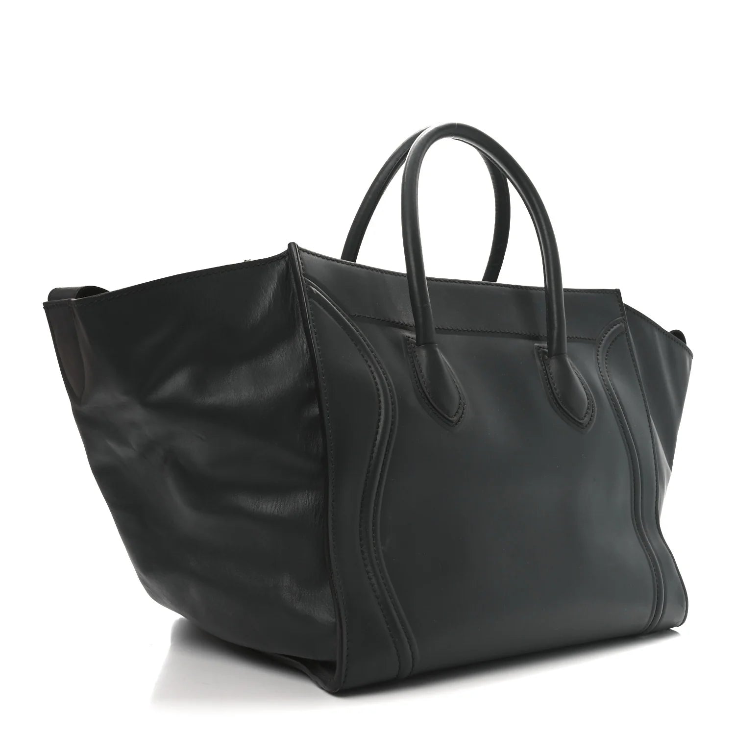 Supple Calfskin Medium Phantom Luggage Khaki