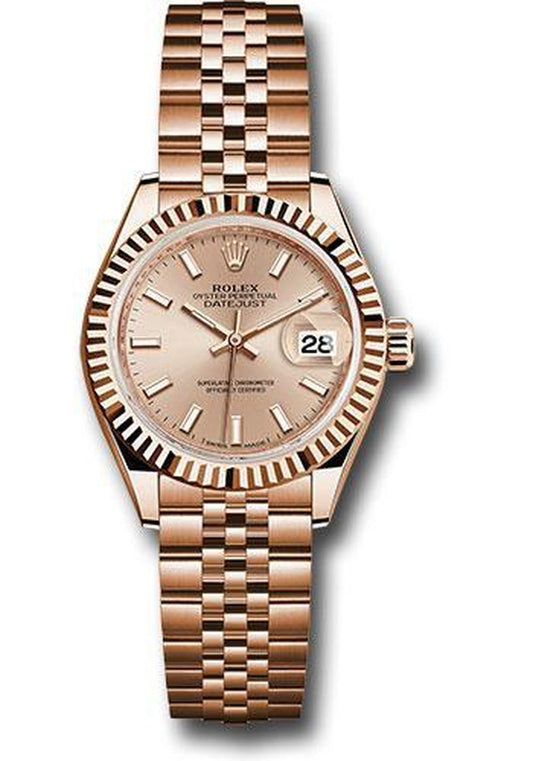 Rolex Lady Datejust 28Mm Watch 279175 Pij