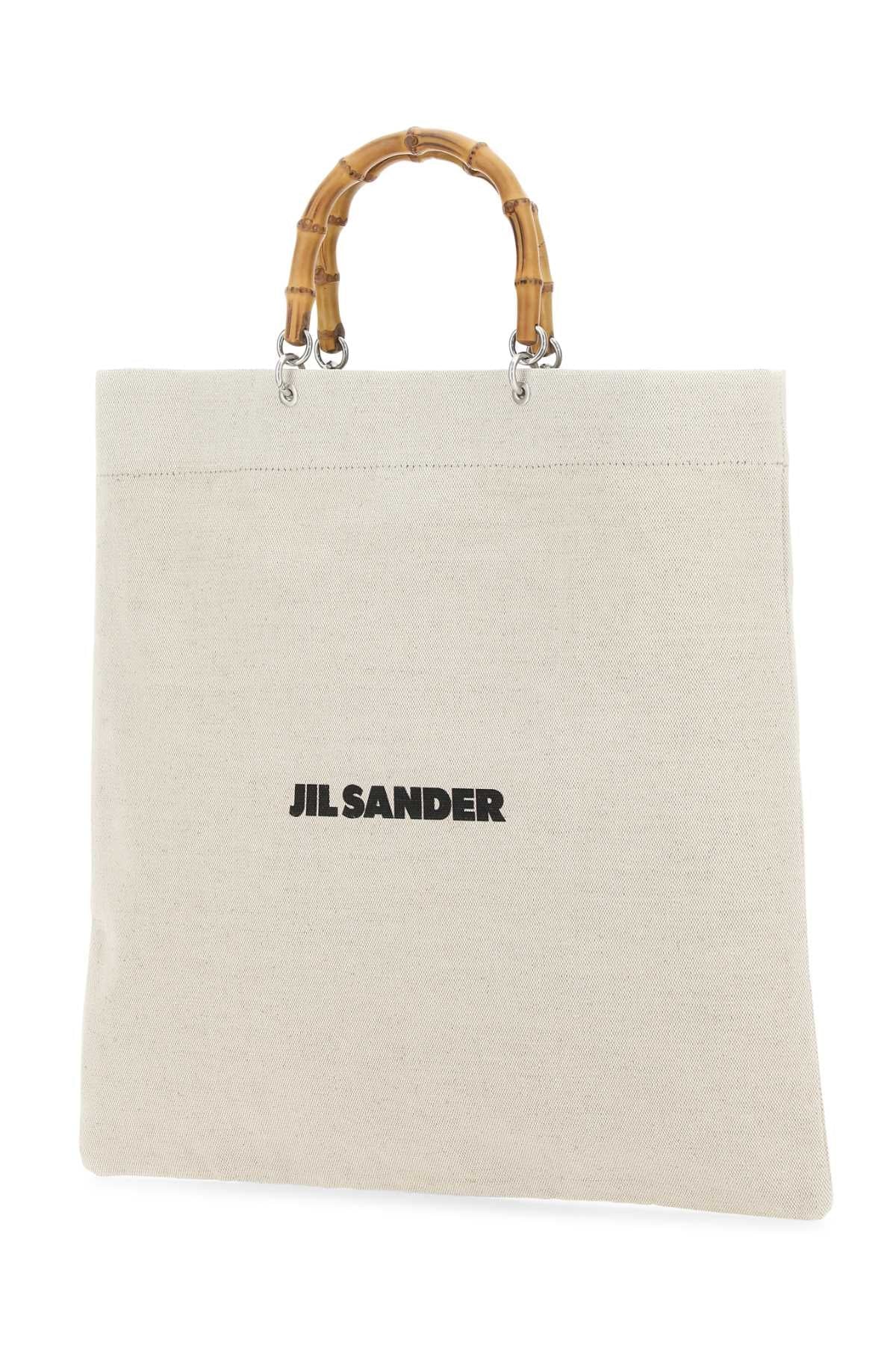 SAND CANVAS HANDBAG