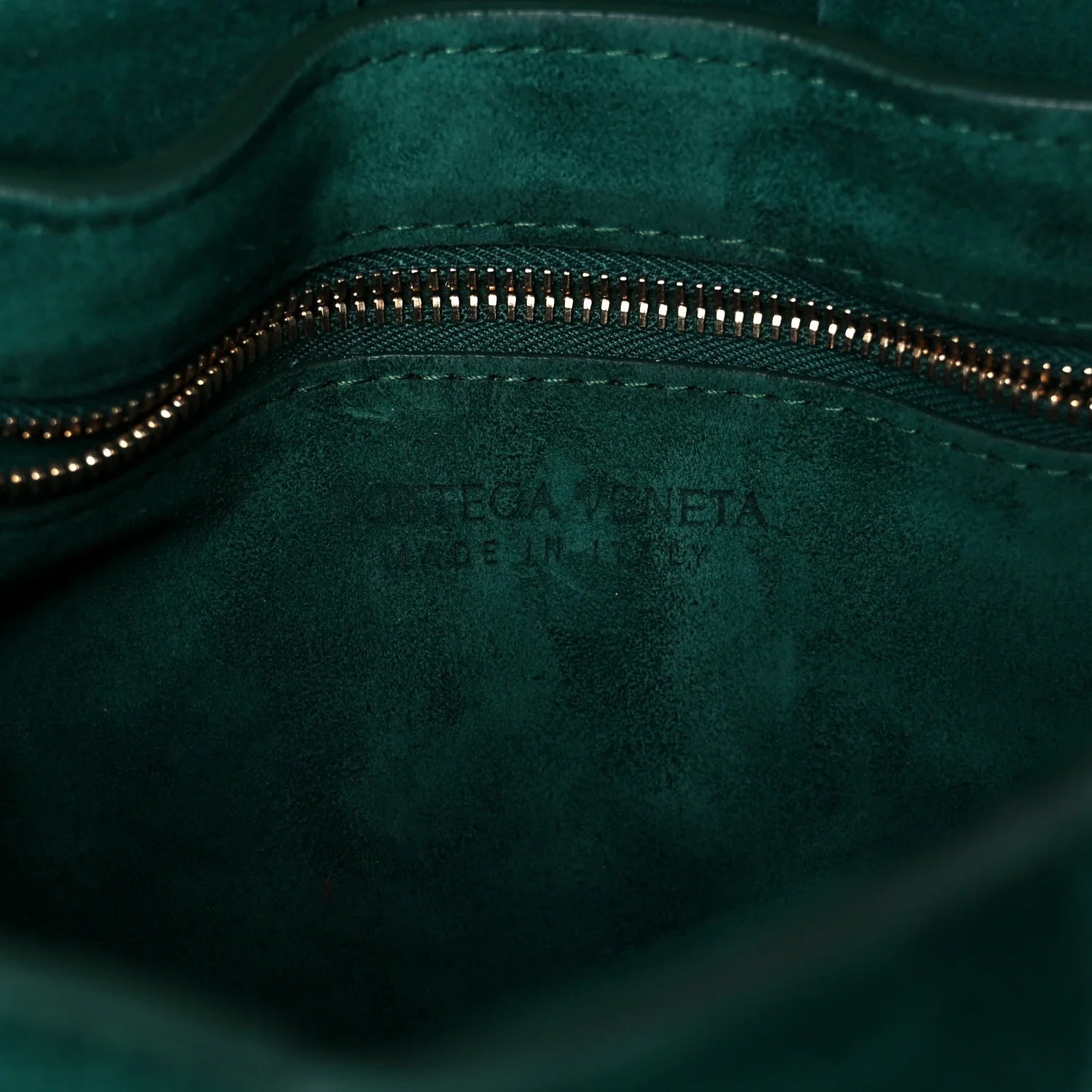 Suede Maxi Intrecciato Padded Chain Cassette Crossbody Bag Emerald Green