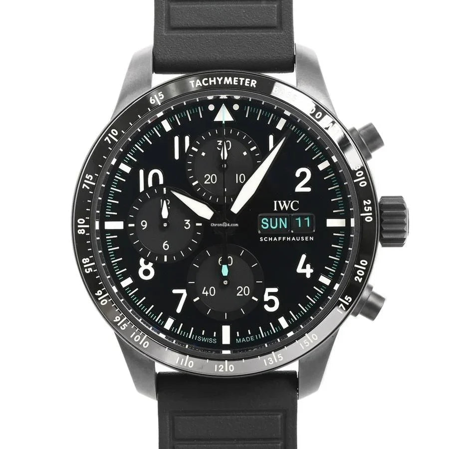 Unworn  Pilot’S Watch Performance Chronograph 41 Mercedes-Amg PETRONAS Formula One™ Team, Ceratanium, 41Mm, Ref# IW388306, Box and Papers