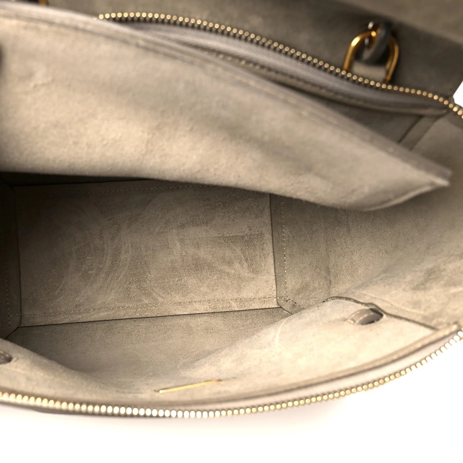 Grained Calfskin Nano Belt Bag Light Taupe