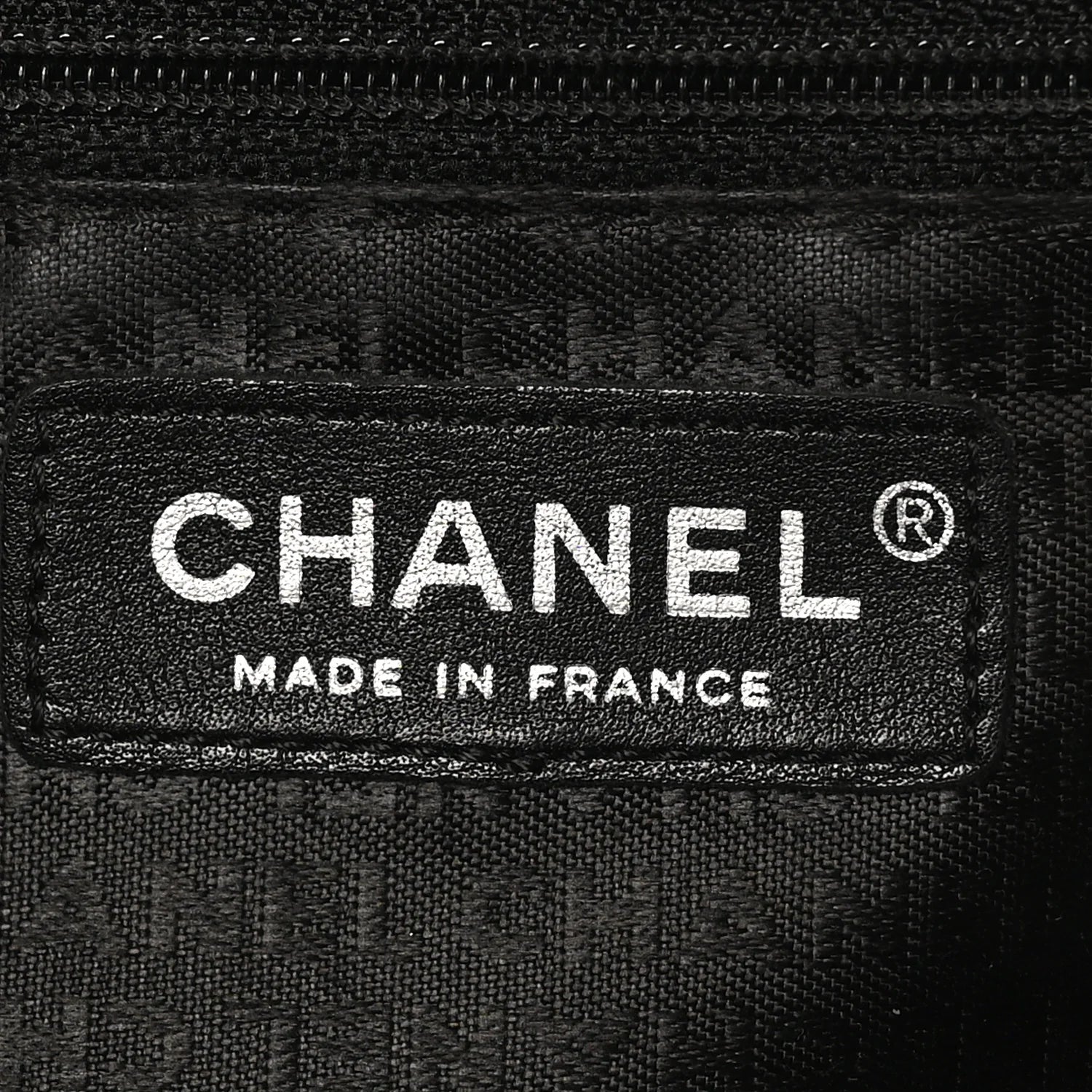 Patent Quilted Medium Diagonal CC Flap Black