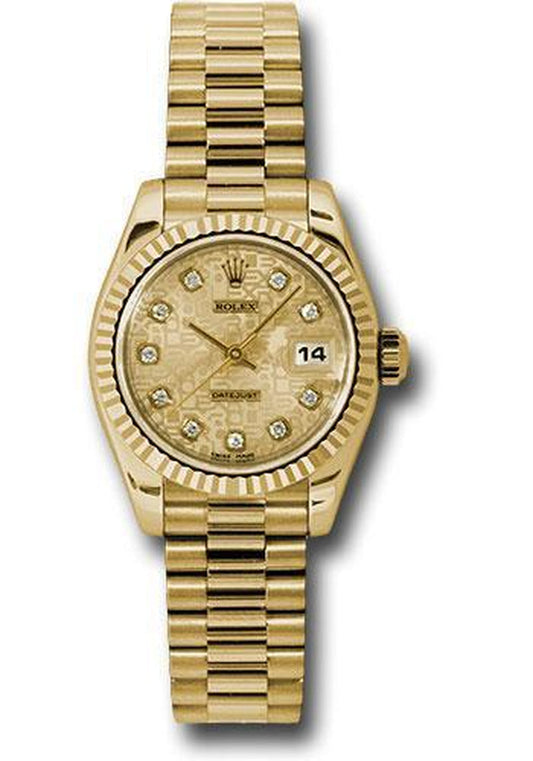 Rolex Lady Datejust 26Mm Watch 179178 Chjdp
