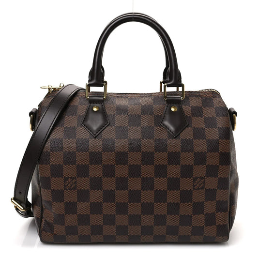 Damier Ebene Speedy Bandouliere 25
