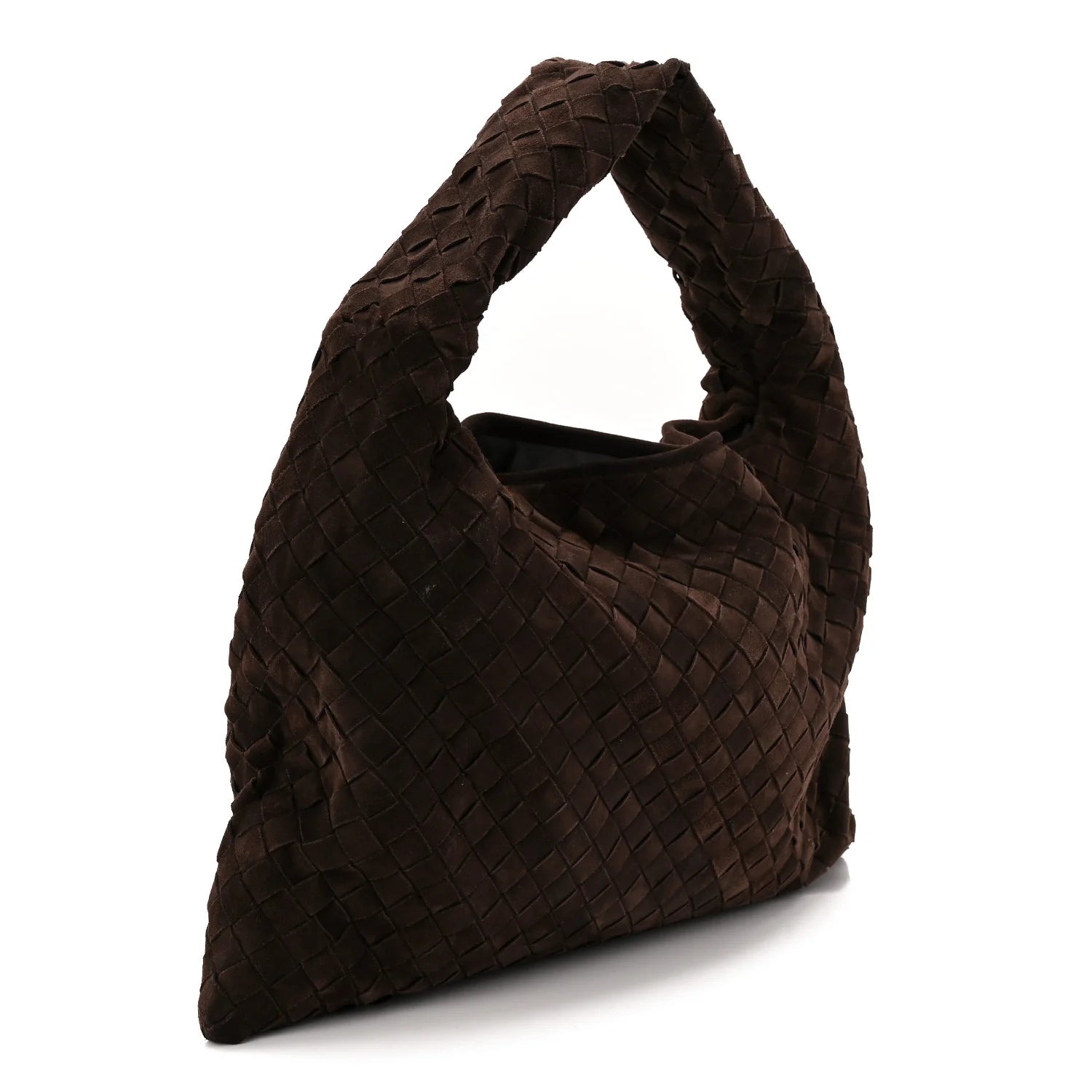 Suede Intrecciato Small Hop Fondant