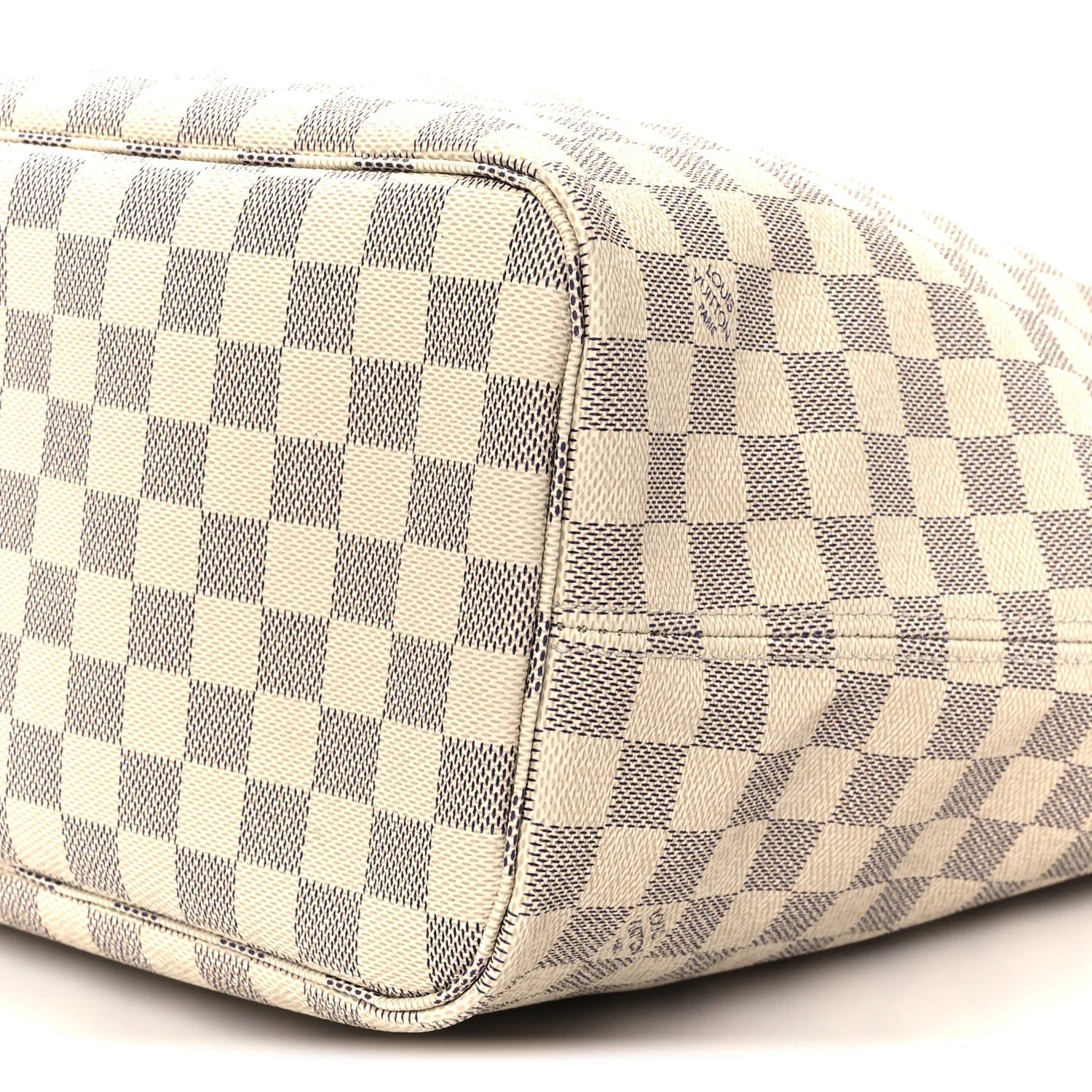 Damier Azur Neo Neverfull MM Rose Ballerine
