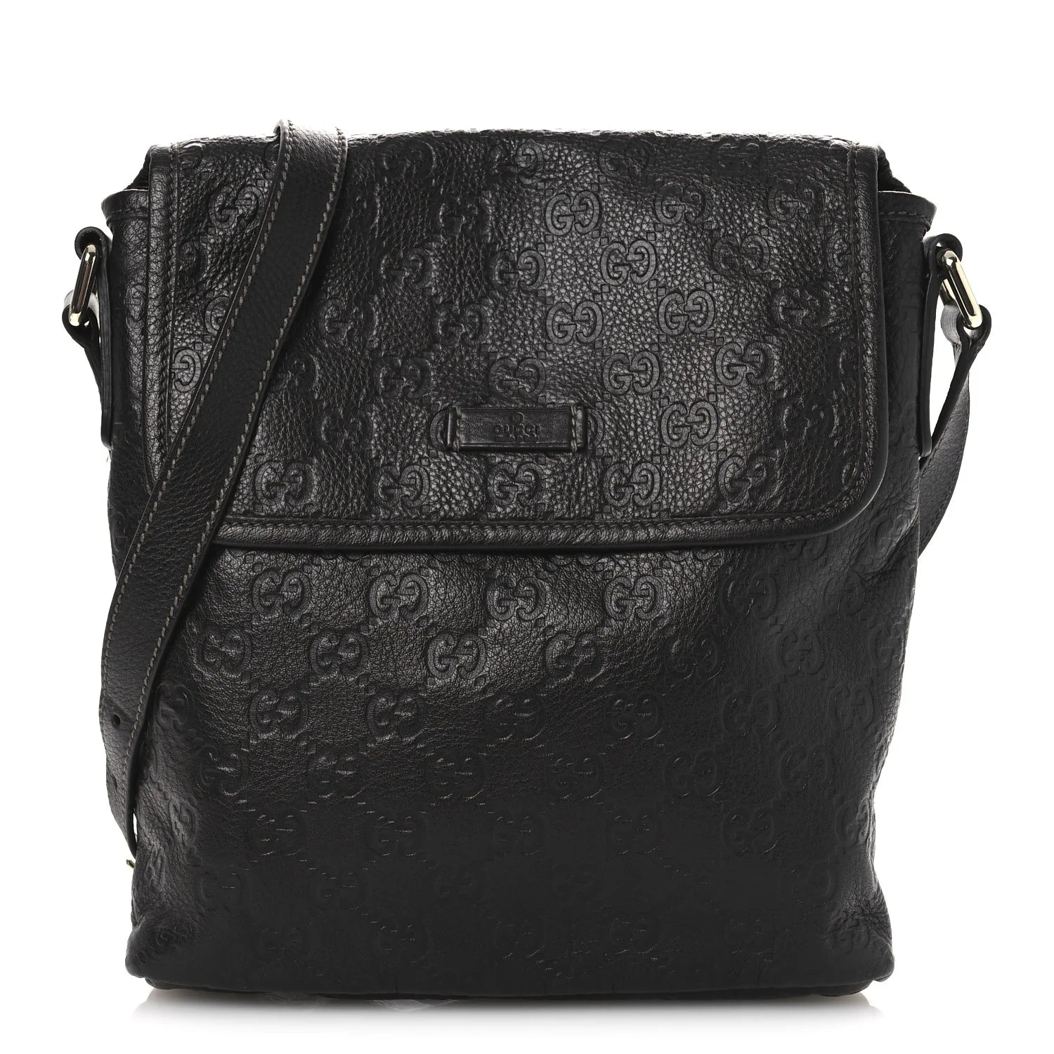 ssima Small Flap Messenger Bag Black