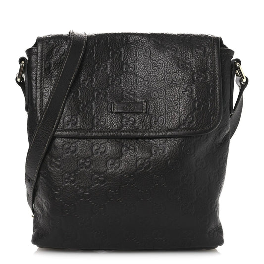 ssima Small Flap Messenger Bag Black