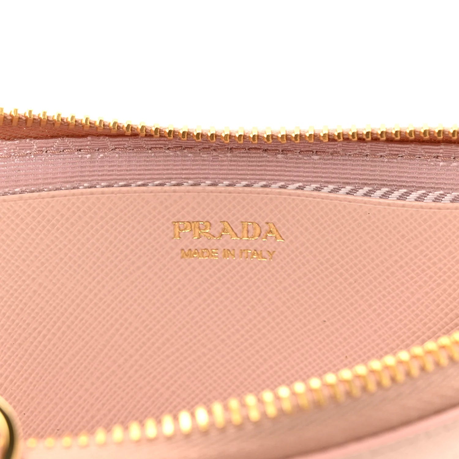 Saffiano Shearling Triangle Mini Pouch Orchidea