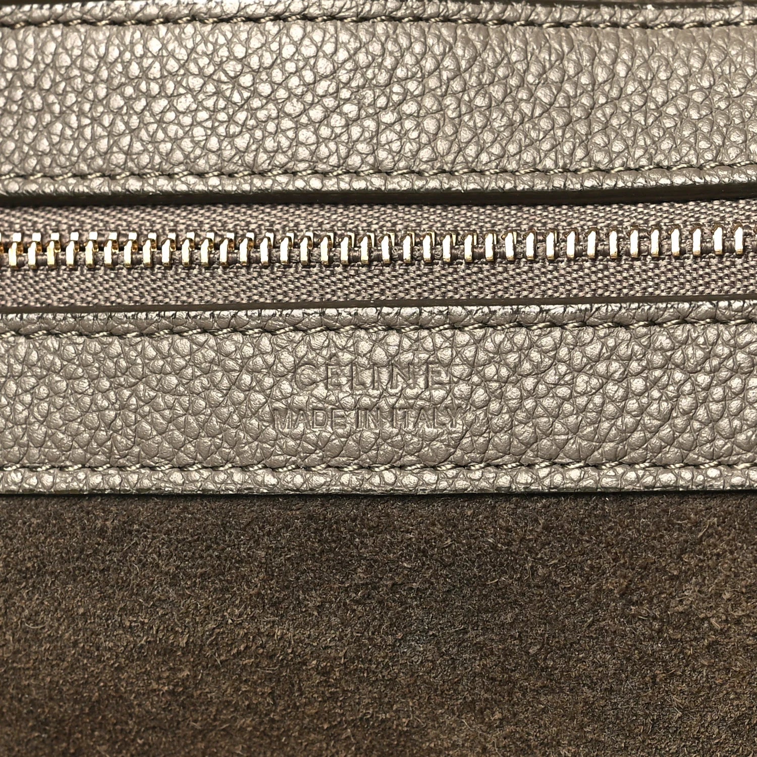 Soft Grained Calfskin Small Belt Cabas Phantom Taupe