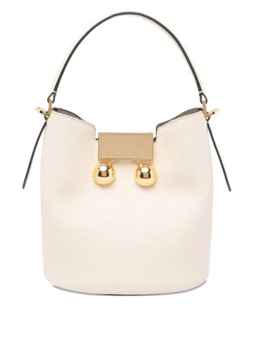 TRUNKAROO LEATHER BUCKET BAG