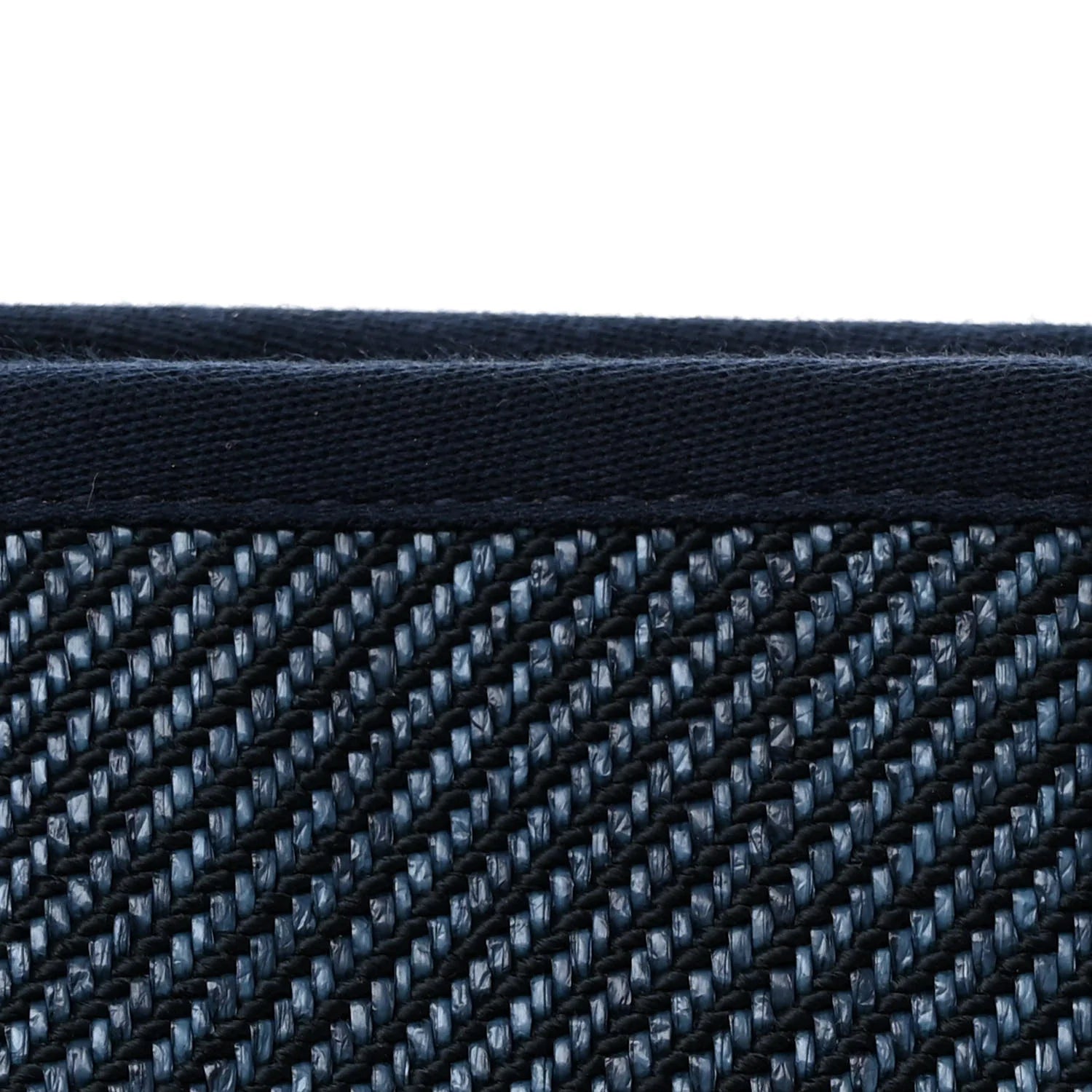 Mixed Fibers Small Deauville Tote Navy Blue