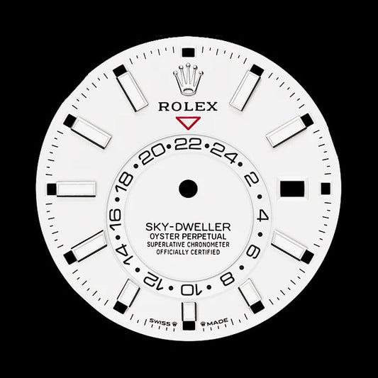 Sky-Dweller, 42Mm, Oystersteel and 18K White Gold, White, Oyster, Ref# 336934-0003