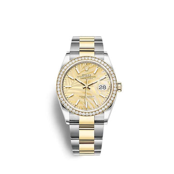Datejust 36 Oystersteel and Yellow Gold Ref# 126283RBR-0024