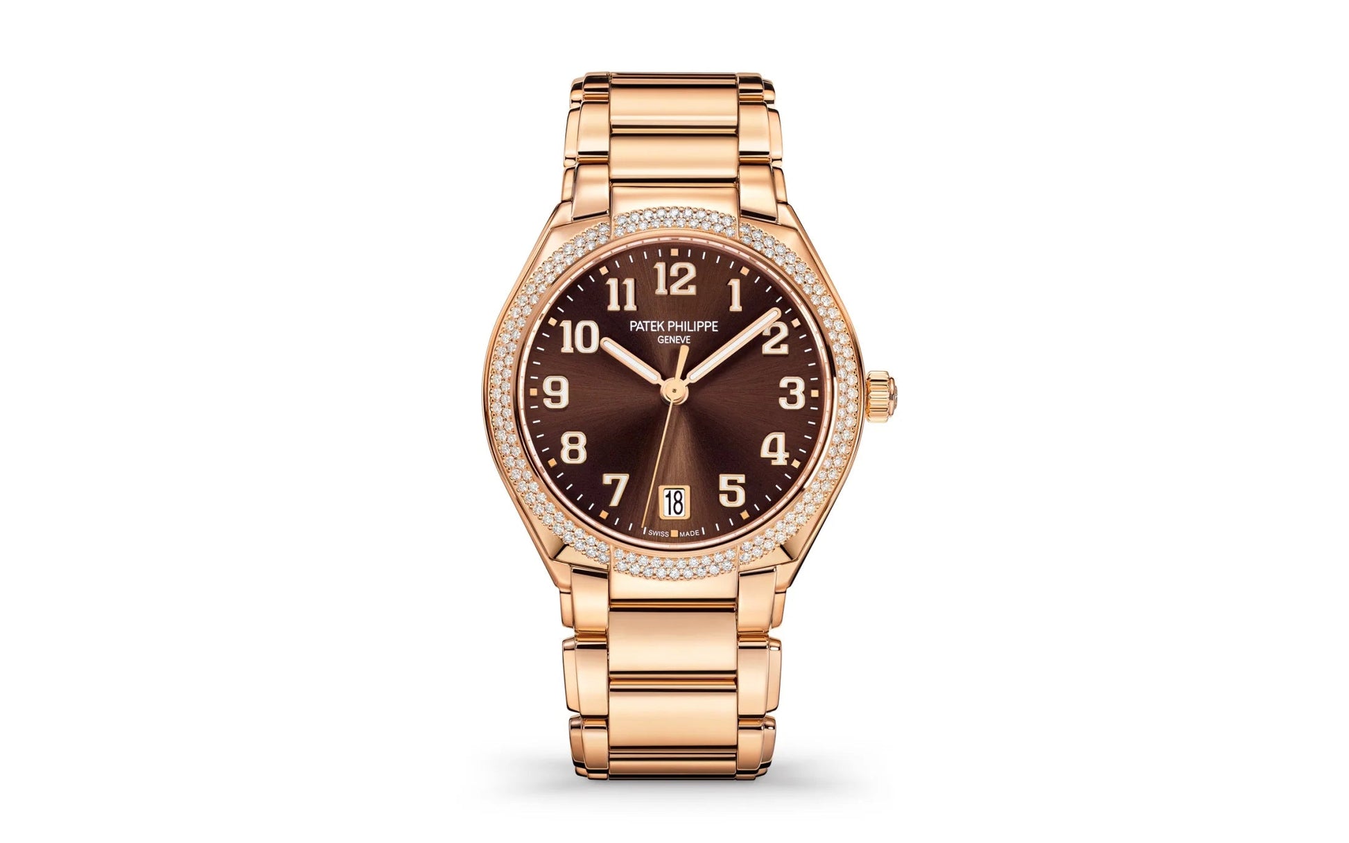 Twenty~4 Automatic, 18K Rose Gold with 160 Diamonds ~0,77Ct, 36Mm, Ref# 7300/1200R-001