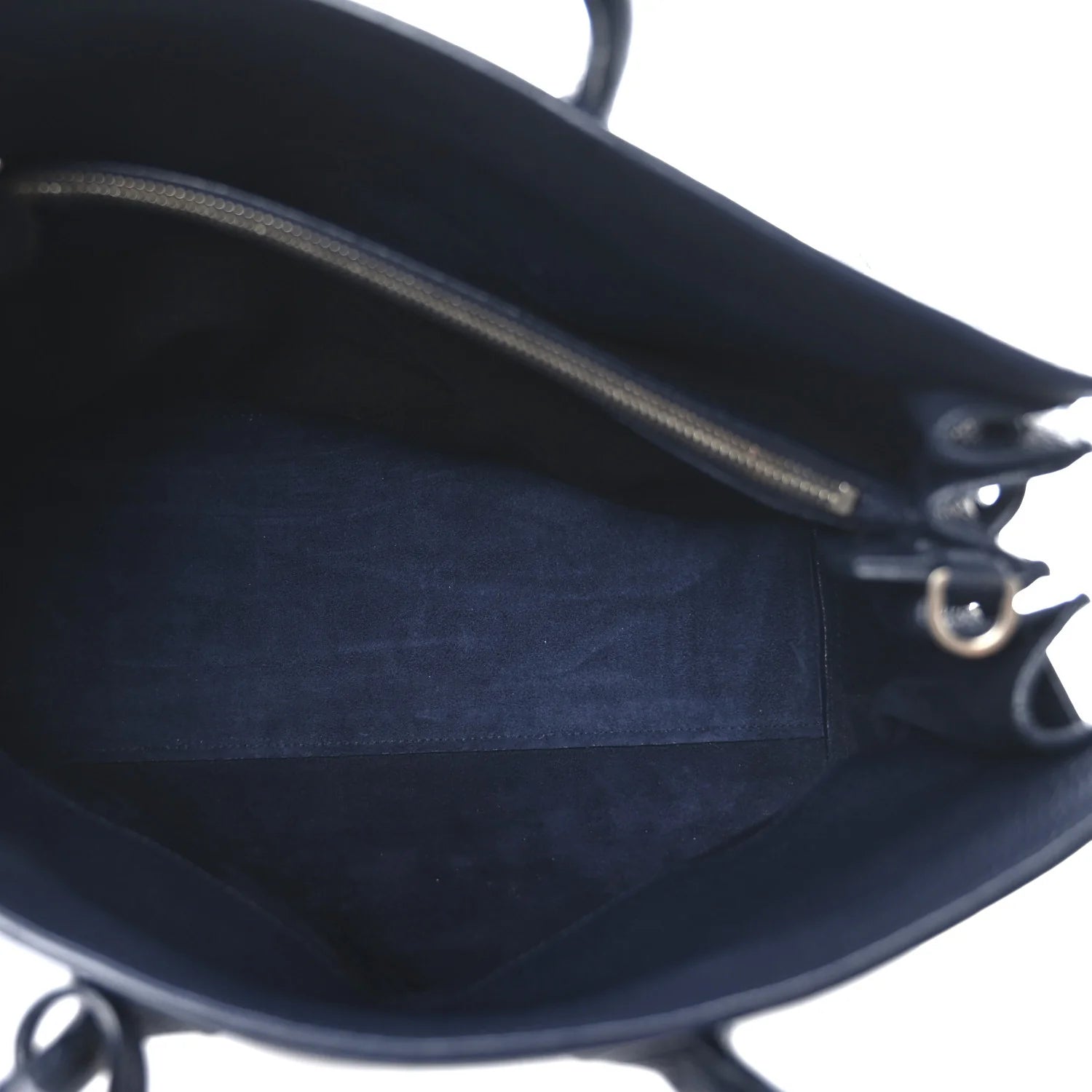 Grained Calfskin Small Supple Sac De Jour Navy