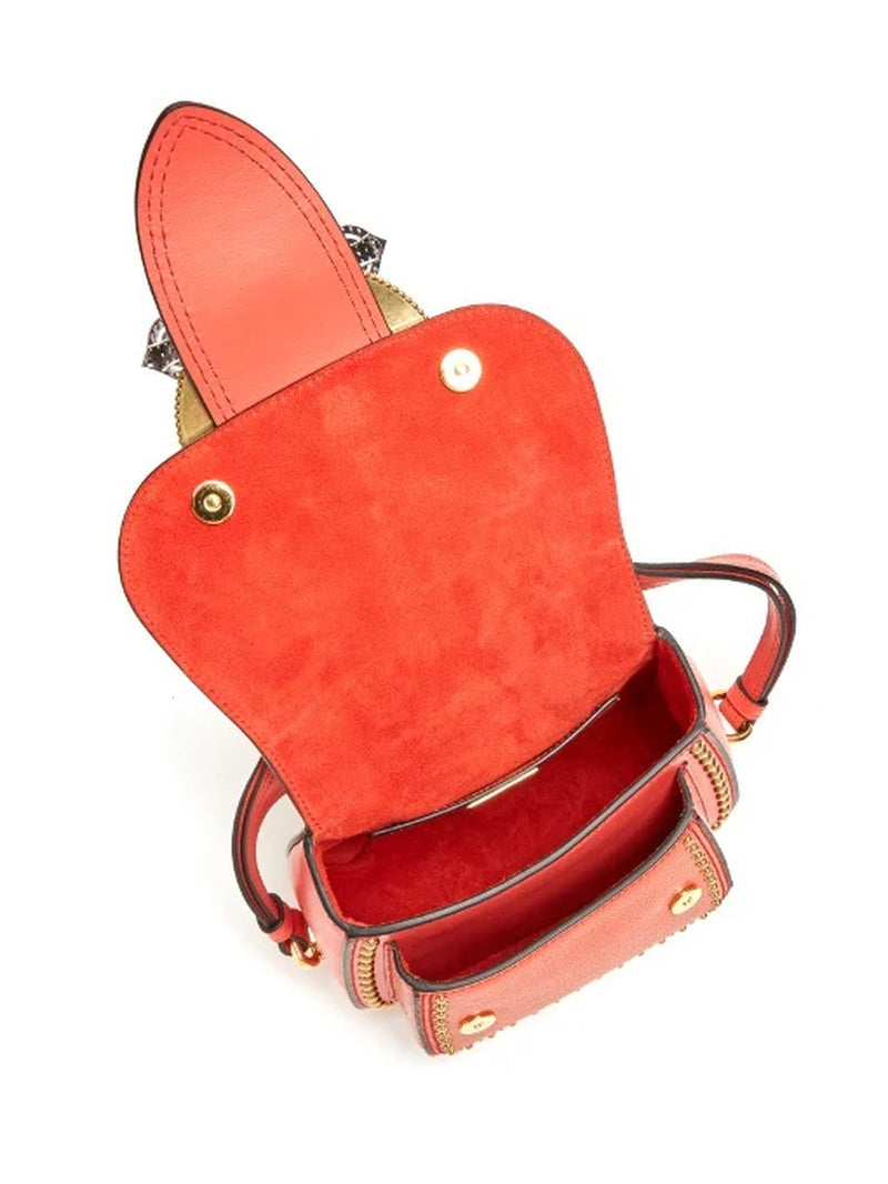 Coral Dalia Embellished Bag