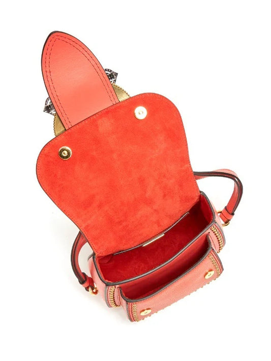 Coral Dalia Embellished Bag