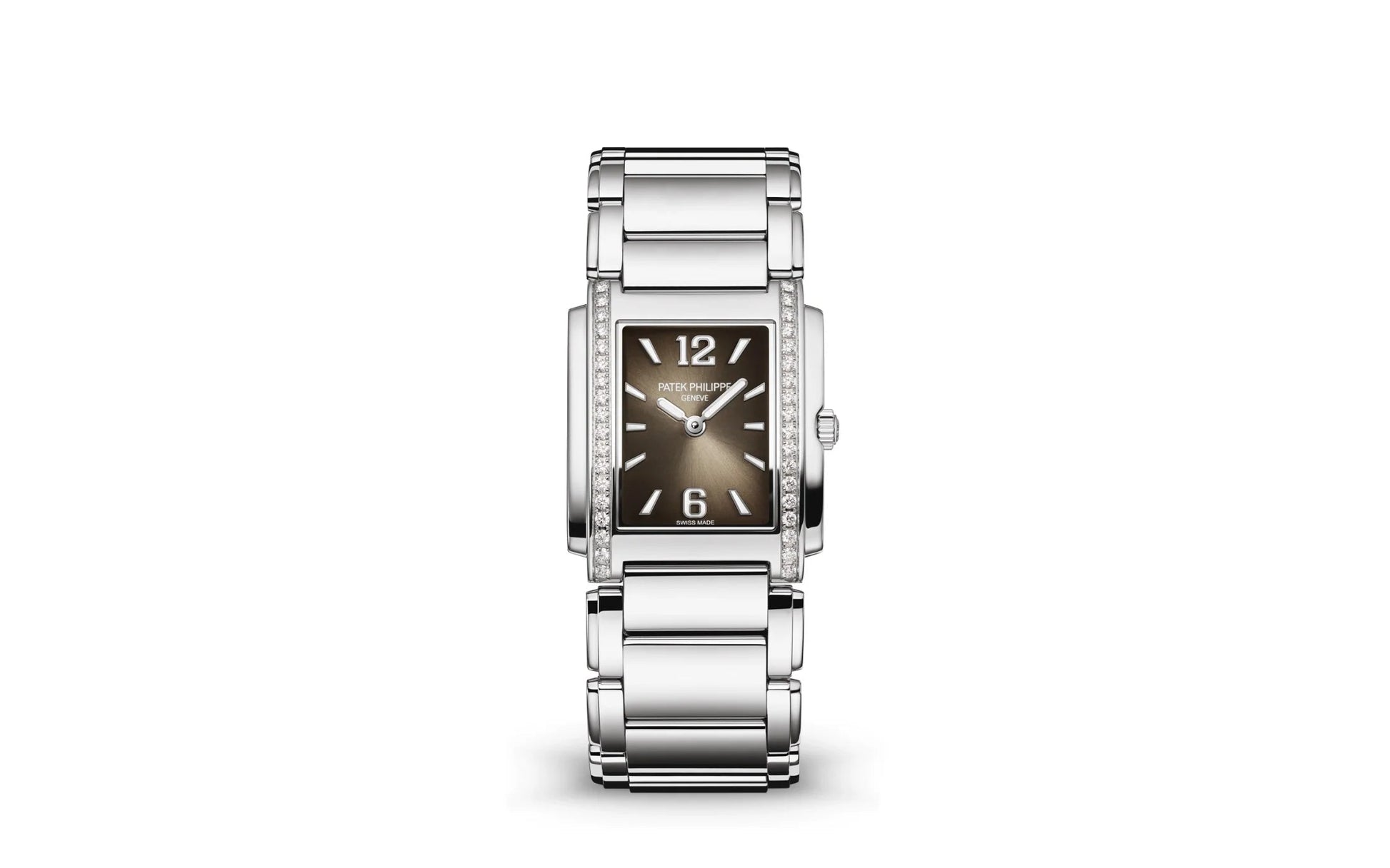 Twenty~4 Quartz Ladies Watch, Stainless Steel with 36 Diamond (~0.42 Ct), 25.1 X 30 Mm, Ref# 4910/1200A-010