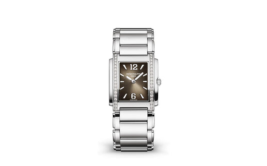 Twenty~4 Quartz Ladies Watch, Stainless Steel with 36 Diamond (~0.42 Ct), 25.1 X 30 Mm, Ref# 4910/1200A-010
