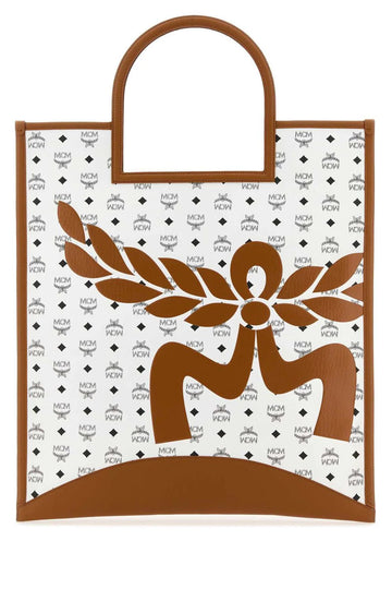 PRINTED CANVAS XL AREN SHOPPING BAG