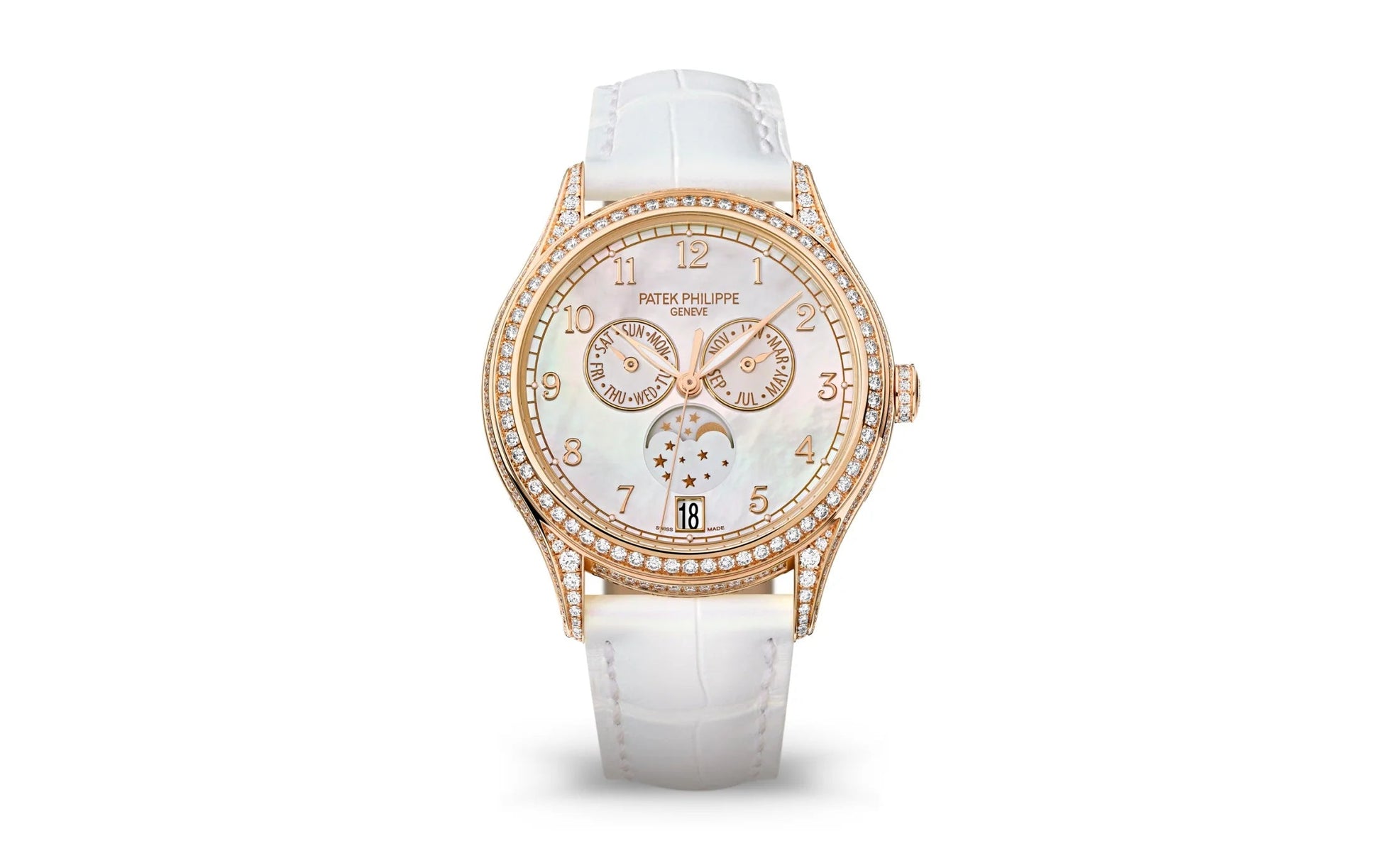 Complication, 18K Rose Gold Set with 388 Diamonds (~2,92 Ct), 38Mm, Annual Calendar Ref# 4948R-001