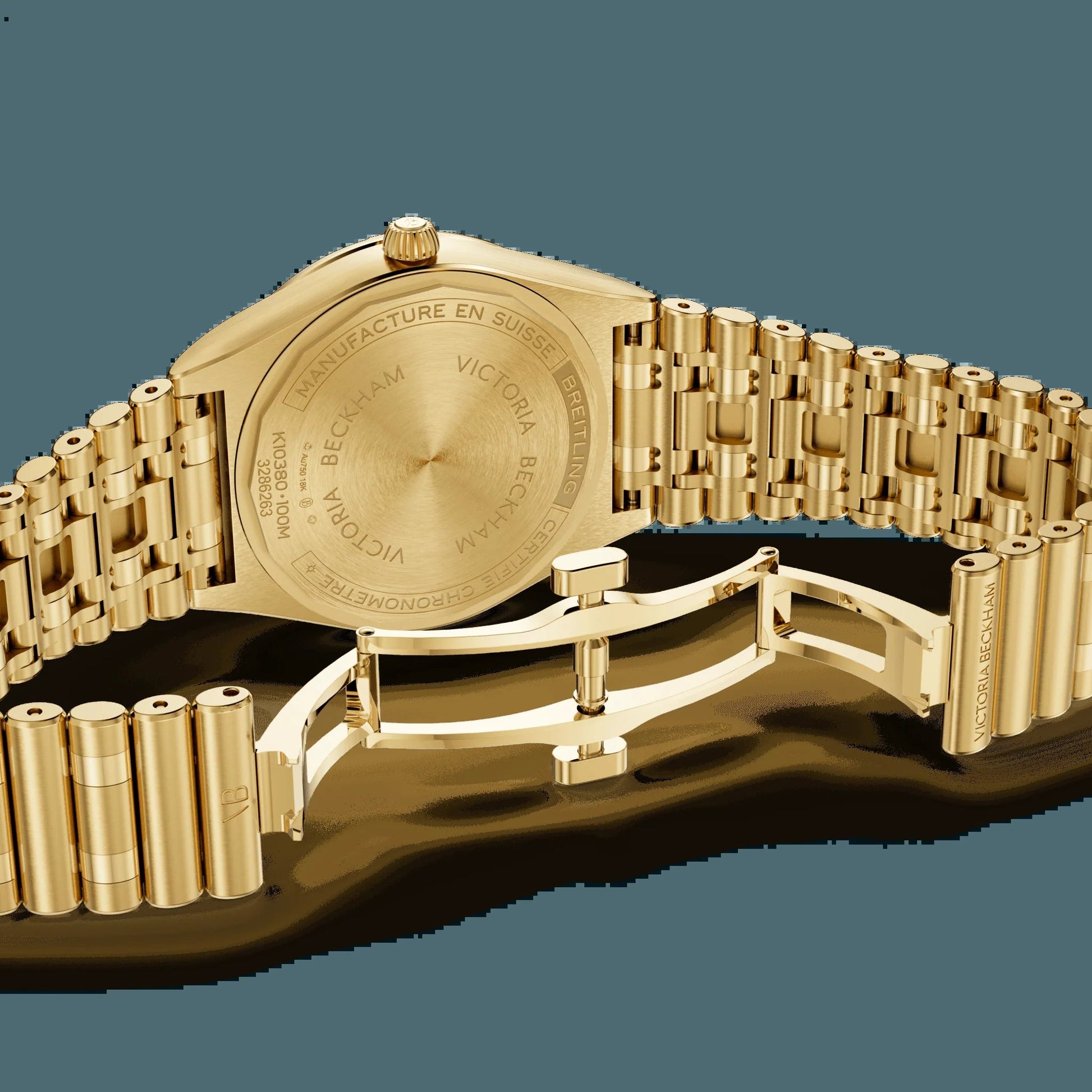 Chronomat Automatic 36 Victoria Beckham, 18K Yellow Gold, Ref# K103801A1C1K1, Unworn 2024