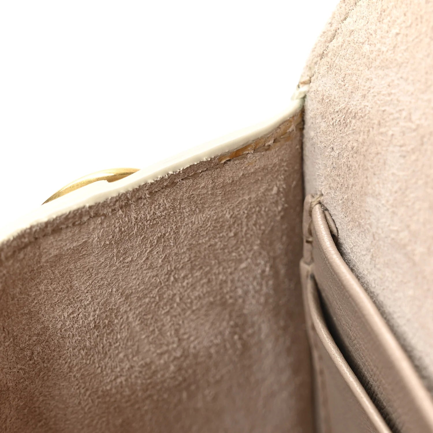 Smooth Calfskin Mini Betty Satchel Ivory