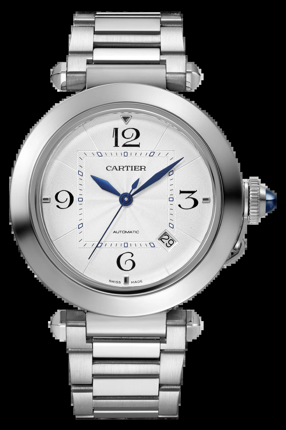 Unworn  Pasha De , Stainless Steel, 41Mm, Ref# WSPA0009, Box and Papers