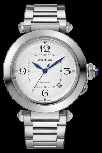 Unworn  Pasha De , Stainless Steel, 41Mm, Ref# WSPA0009, Box and Papers