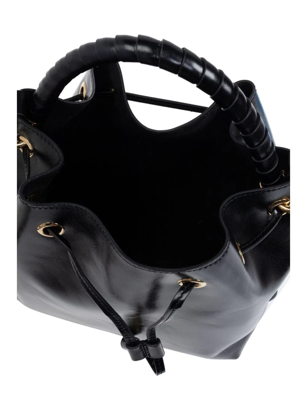 MARCIE LEATHER BUCKET BAG