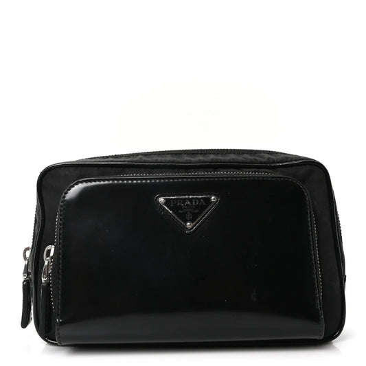 Re-Nylon Spazzolato Belt Bag Black