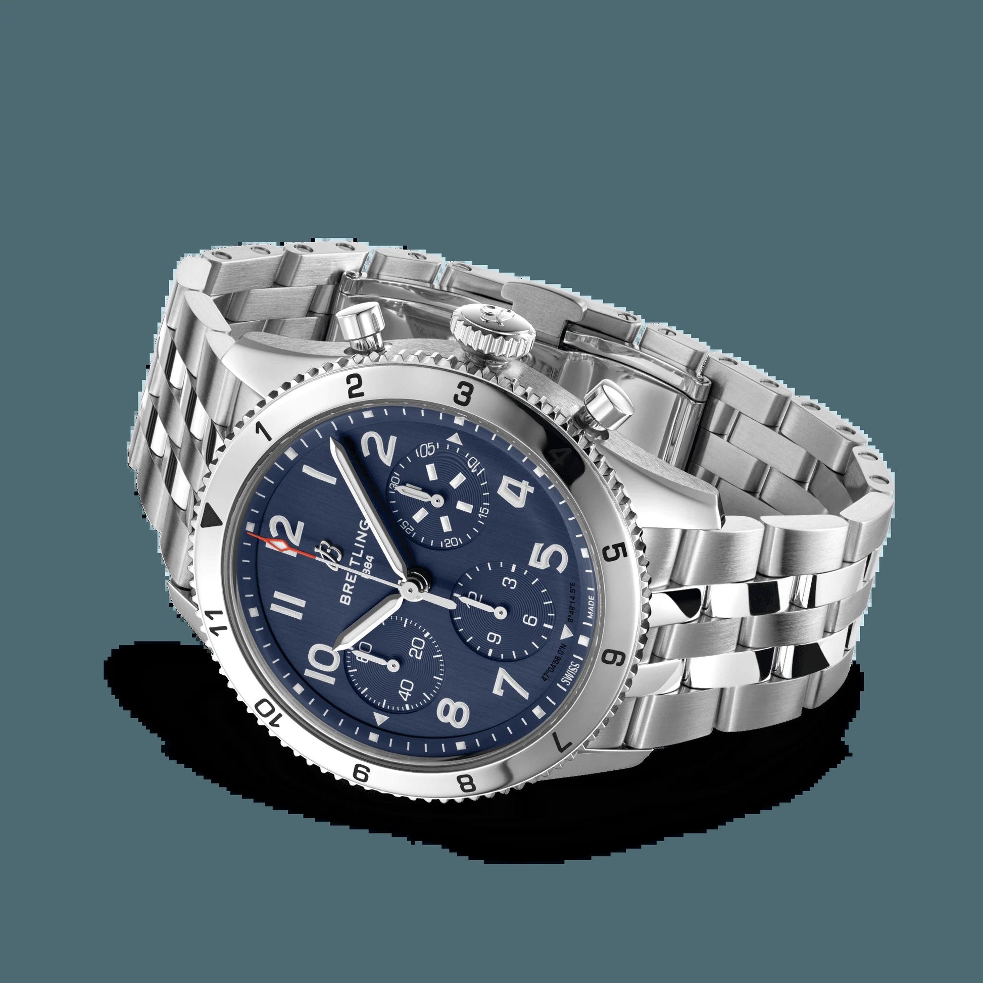 Classic AVI Chronograph 42 Tribute to Vought F4U Corsair, Stainless Steel, Ref# A233801A1C1A1, Unworn 2024