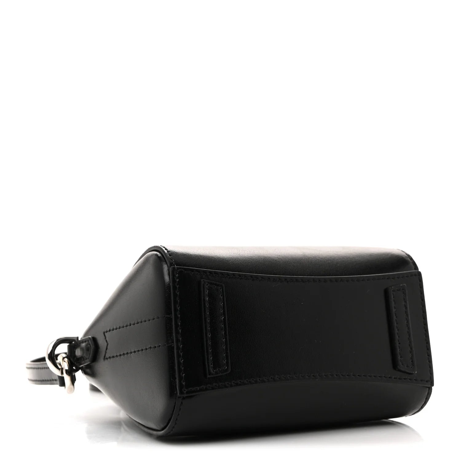 Shiny Lord Calfskin Micro Antigona Black