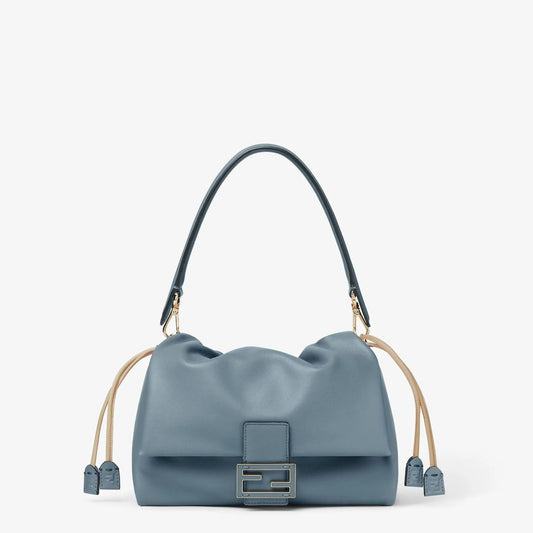 MAMMA BAGUETTE MEDIUM BAG in LIGHT BLUE NAPPA