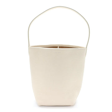 Grained Calfskin Small N/S Park Tote Ivory